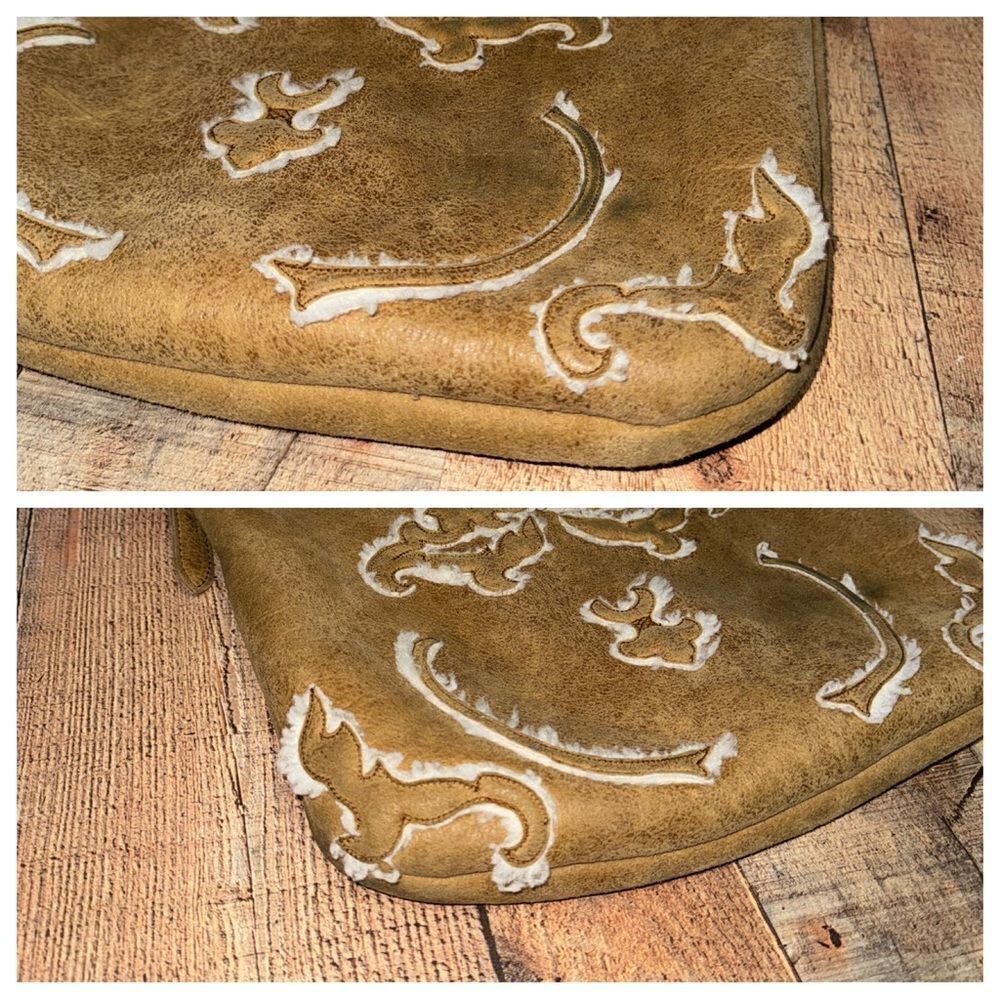 Authentic Prada Real Fox Fur & Suede Shoulder Bag COA In Photos Has Flaws* - Picture 7 of 16